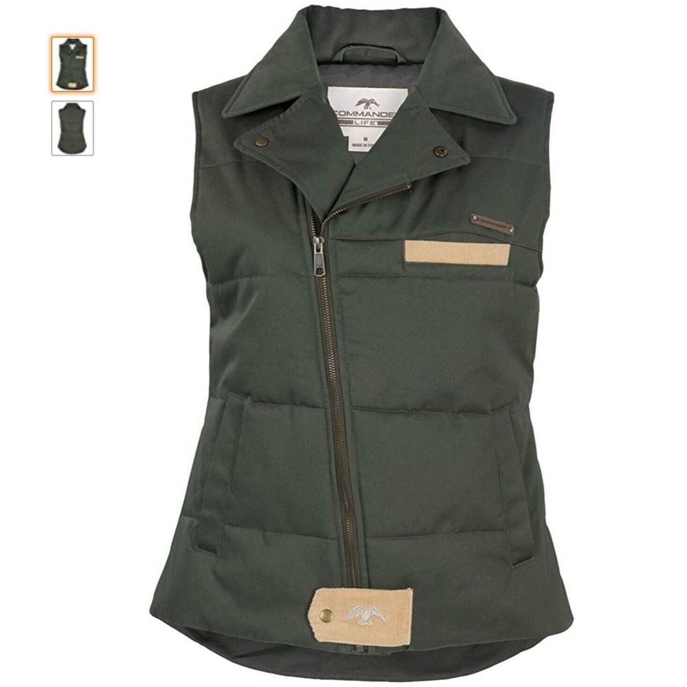 Duck and Buck Commander Gallery Puffy Vest - Women's Large NWT